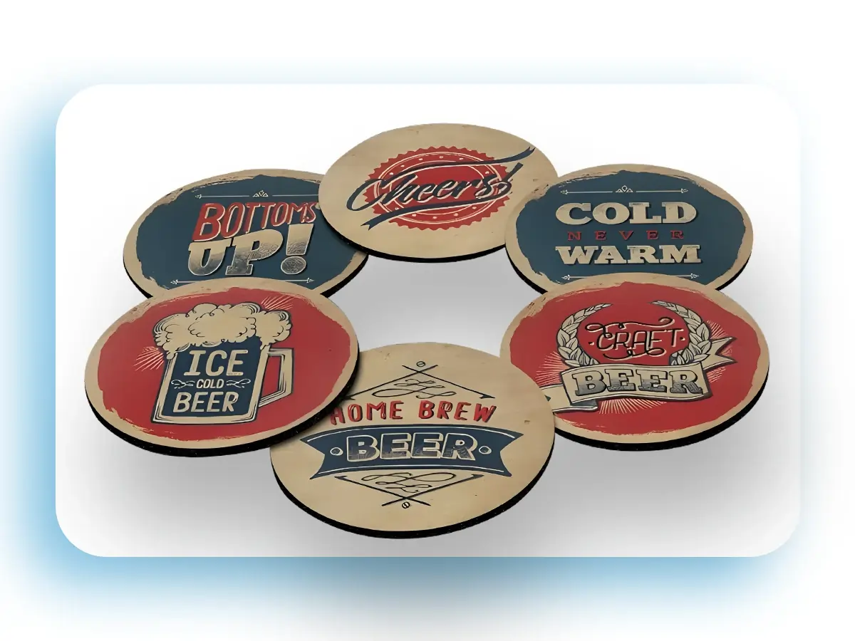 Pulp Board Coaster Cheap Coasters Supplier Malaysia