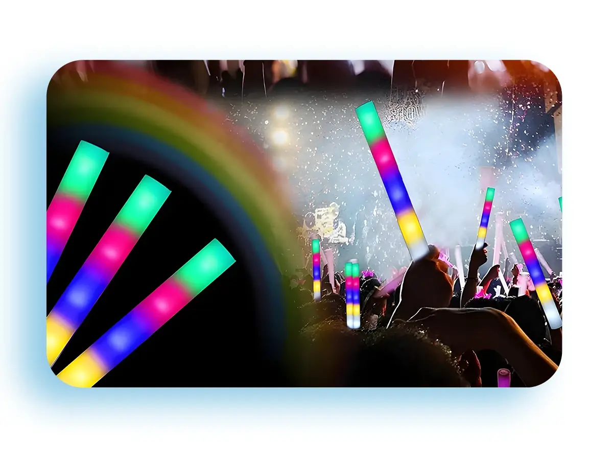 LED Foam Stick Supplier Malaysia Event LED Foam Sticks