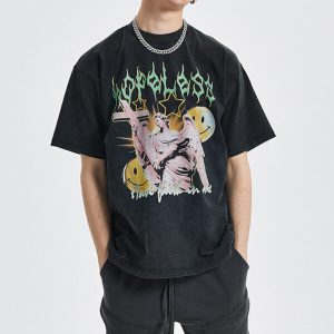 DTG Print Cotton Oversize T shirt