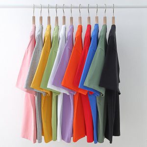 Custom Logo Candy Colours Blank T Shirts