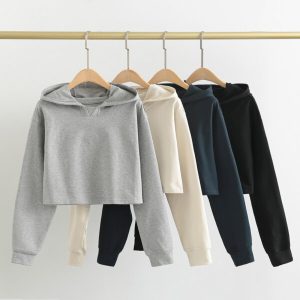 Custom Blank Pullover Women Hoodie