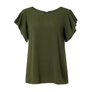 Custom Short Sleeve Chiffon Blouse