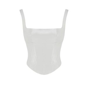 Custom Plain Satin Corset