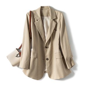 Tailored Check Blazer