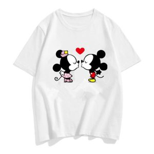 Custom Print Cartoon Mickey T-Shirt