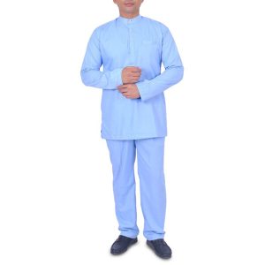 Baju Melayu-Light Blue