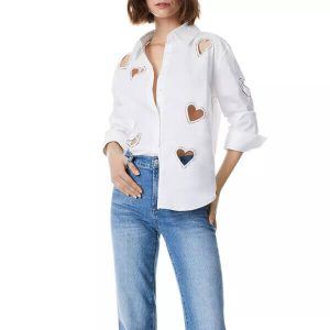 Hollow out women shirt