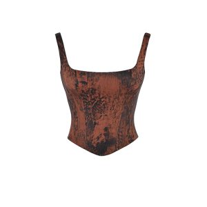 Printed Vintage Corset